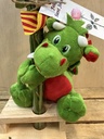 VIOLETERO CON DRAGON PELUCHE VERDE SANT JORDI