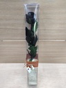 Rosa -Eterna Preservada NEGRA 50CM-6-6.5 DIAMETRO CABEZA ROSA SANT JORDI SJ40