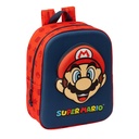 MOCHILA GUARDERIA 3D SUPER MARIO 3D SAFTA 622477011