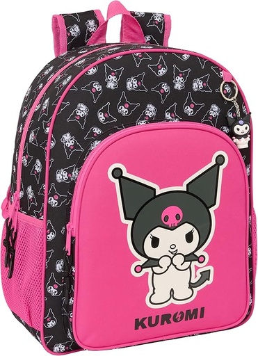 [612541180] MOCHILA ADAPT.CARRO KUROMI SAFTA 612541180 33x42x4cm